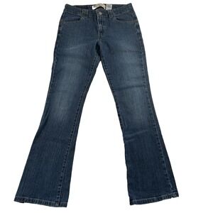Levis 525 Jeans Womens 8 M‎ Nouveau Low Bootcut Medium Wash Blue Denim Stretch